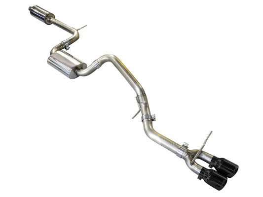 AWE Tuning Touring Edition Exhaust for VW MK7 Golf SportWagen - Diamond Black Tips (90mm) (3015-23040)
