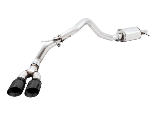 AWE Tuning 0FG Exhaust with BashGuard for Ford Ranger - Dual Diamond Black Tips (3015-23064)