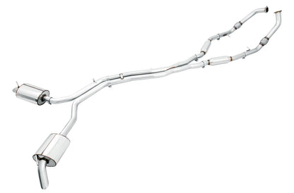 AWE Tuning Touring Edition Exhaust for Audi B9 SQ5 - Resonated - No Tips (Turn Downs) (3015-31016)