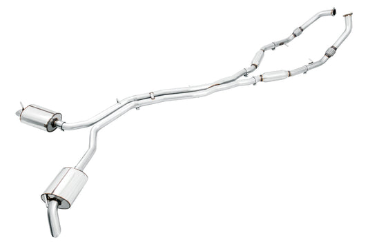 AWE Tuning Touring Edition Exhaust for Audi B9 SQ5 - Resonated - No Tips (Turn Downs) (3015-31016)