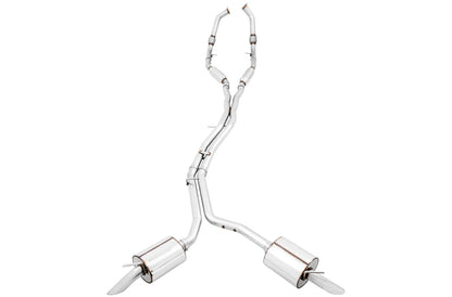 AWE Tuning Touring Edition Exhaust for Audi B9 SQ5 - Resonated - No Tips (Turn Downs) (3015-31016)
