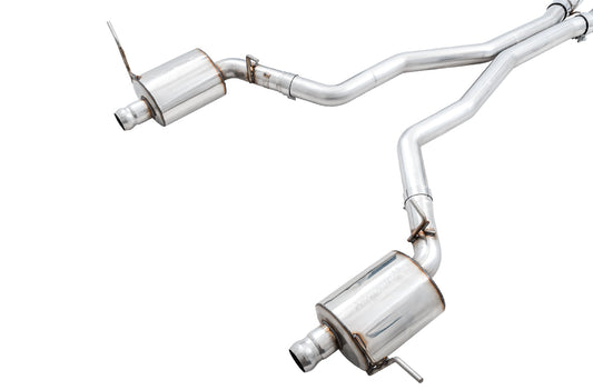 AWE Tuning Touring Edition Exhaust for Jeep Grand Cherokee SRT and Trackhawk - for use with stock tips (3015-31017)