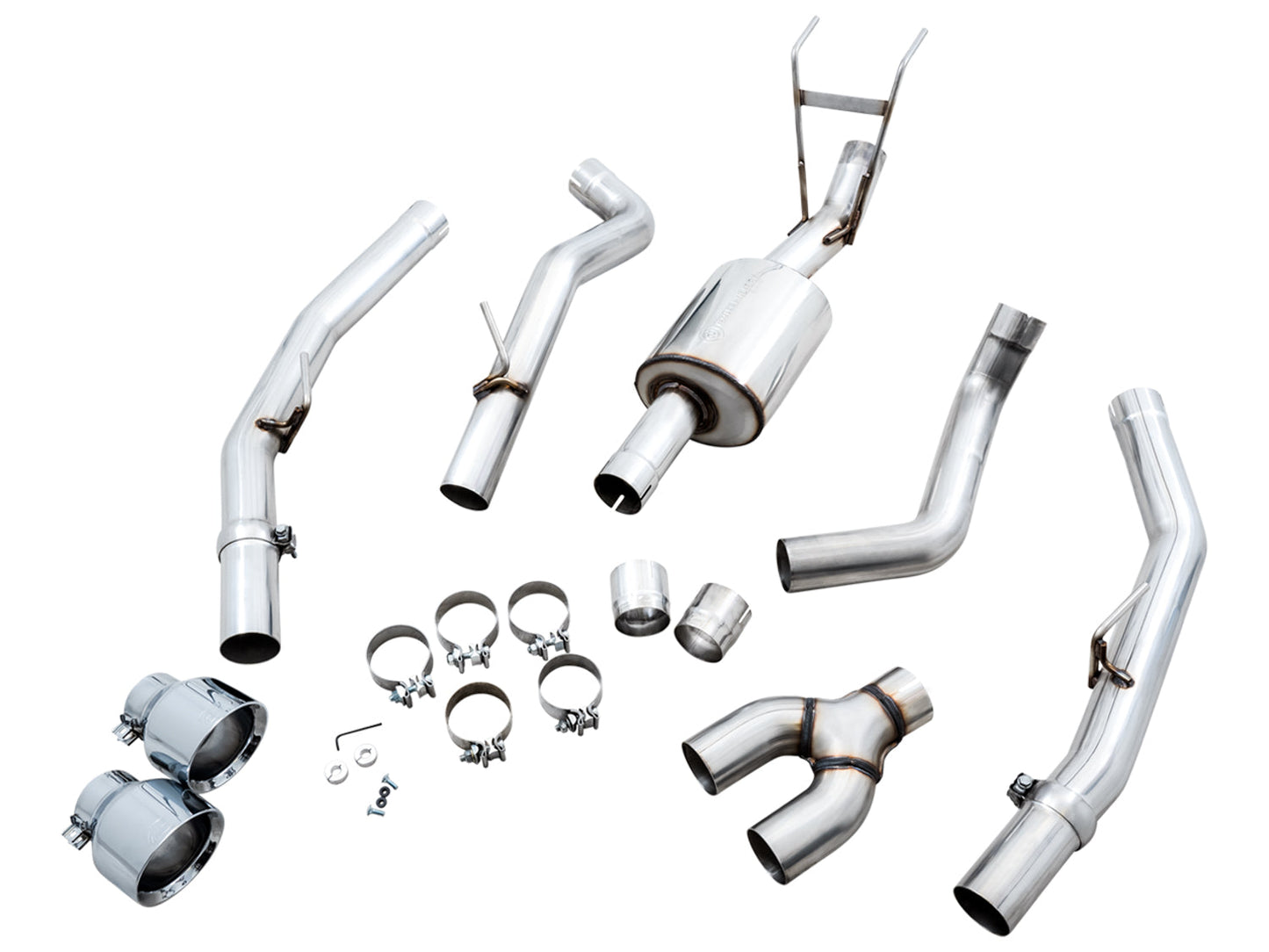 AWE 0FG Exhaust Suite for the 4th Gen RAM 1500 5.7L (with bumper cutouts)