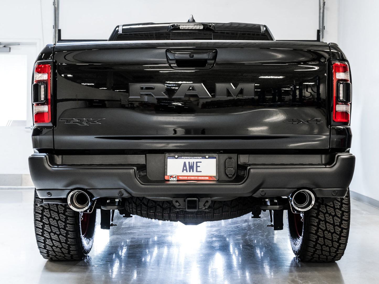 AWE Tuning 0FG Catback Exhaust for RAM TRX - Chrome Silver Tips (3015-32004)