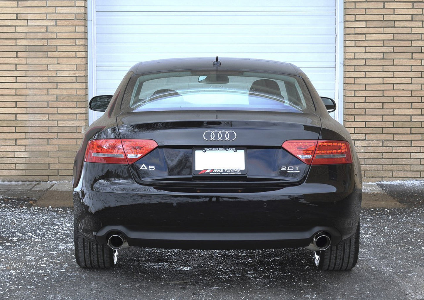 AWE Tuning Touring Edition Exhaust for B8 A5 2.0T - Dual Outlet, Chrome Silver Tips (3015-32022)