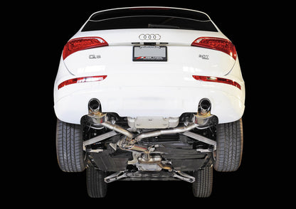 AWE Tuning Touring Edition Exhaust for 8R Q5 2.0T - Chrome Silver Tips (3015-32026)