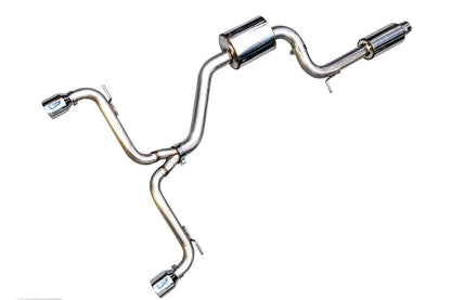 AWE Tuning Touring Edition Exhaust for VW MK7 GTI - Chrome Silver Tips (3015-32046)