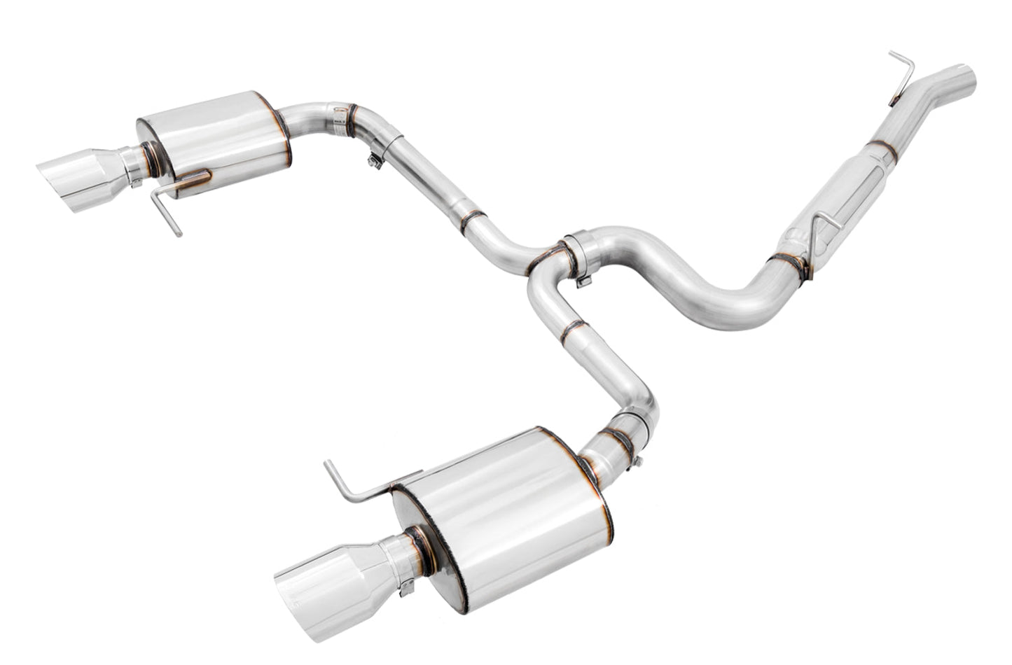 AWE Tuning Touring Edition Exhaust for VW Golf Alltrack / Sportwagen 4Motion - Chrome Silver Tips (3015-32098)