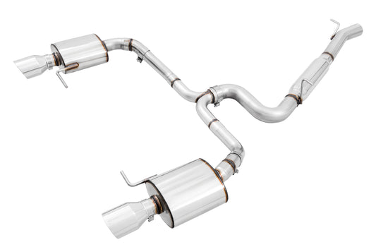 AWE Tuning Touring Edition Exhaust for VW Golf Alltrack / Sportwagen 4Motion - Chrome Silver Tips (3015-32098)
