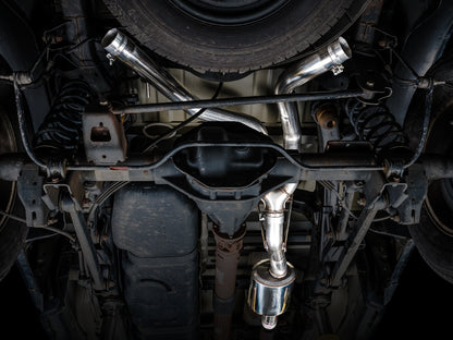 AWE Tuning 0FG Dual Rear Exit Catback Exhaust for 4th Gen RAM 1500 5.7L (without bumper cutouts) - Chrome Silver Tips (3015-32101)