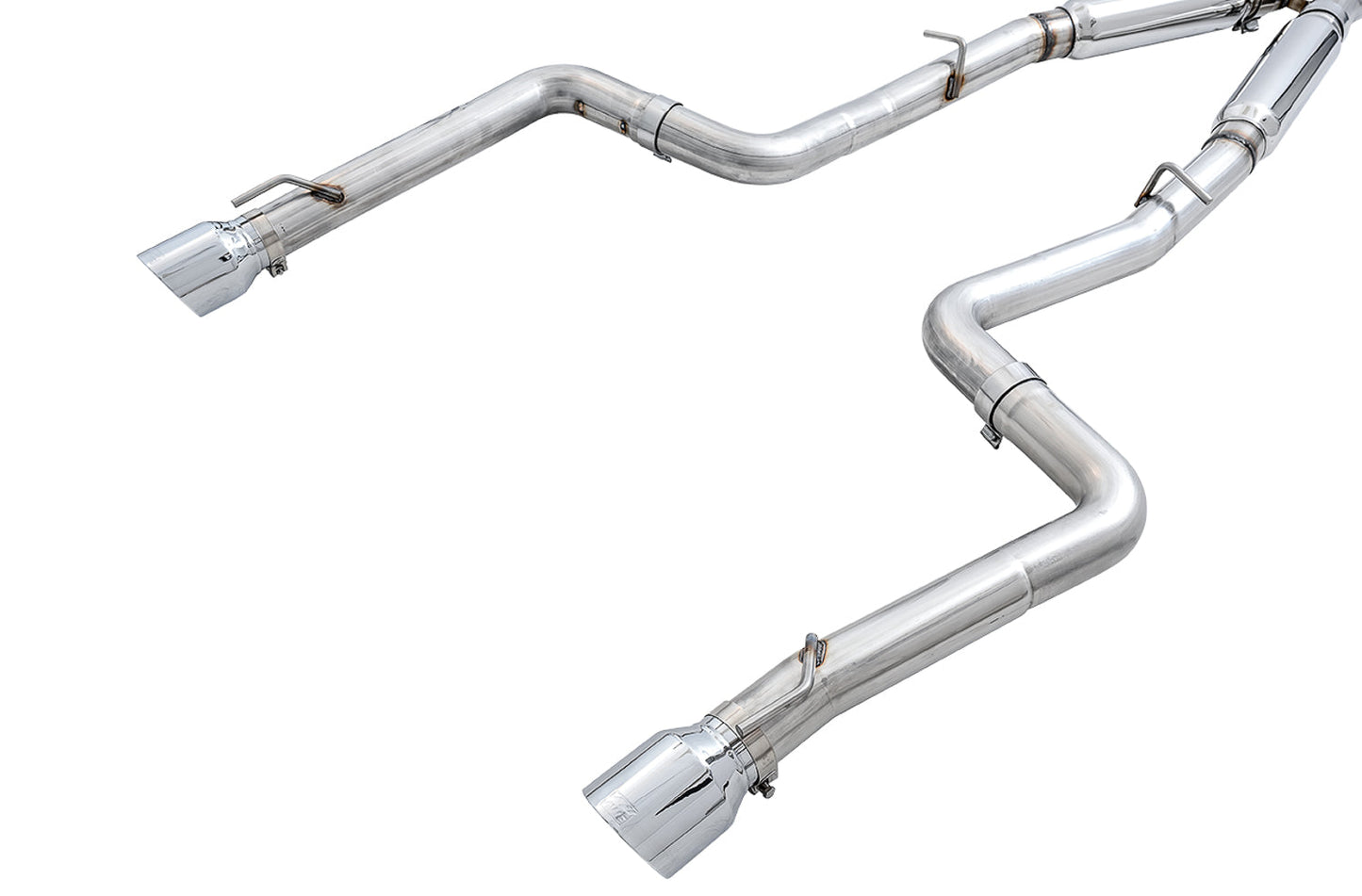 AWE Tuning Track Edition Exhaust for 15+ Charger 6.4 / 6.2 SC - Chrome Silver Tips (3015-32112)