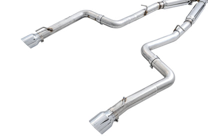 AWE Tuning Track Edition Exhaust for 15+ Charger 6.4 / 6.2 SC - Chrome Silver Tips (3015-32112)