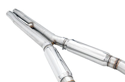 AWE Tuning Track Edition Exhaust for 15+ Charger 6.4 / 6.2 SC - Chrome Silver Tips (3015-32112)