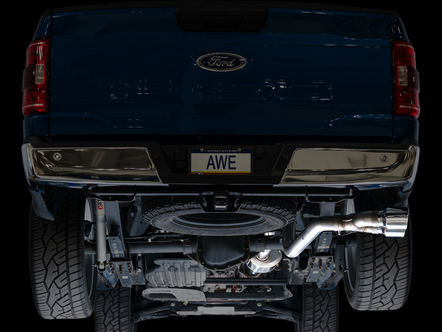 AWE 0FG Exhaust Suite for '21+ Ford Regular Cab F-150