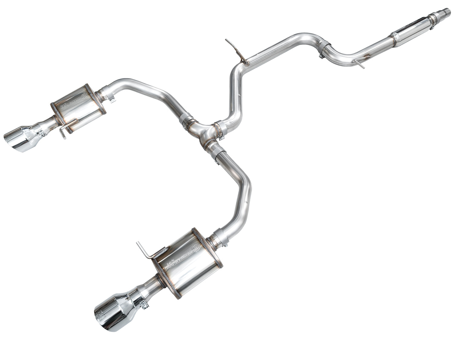 AWE 3015-32275 Touring Ed Exhaust Chrome Silver Tips For VW Jetta GLI (22-25)
