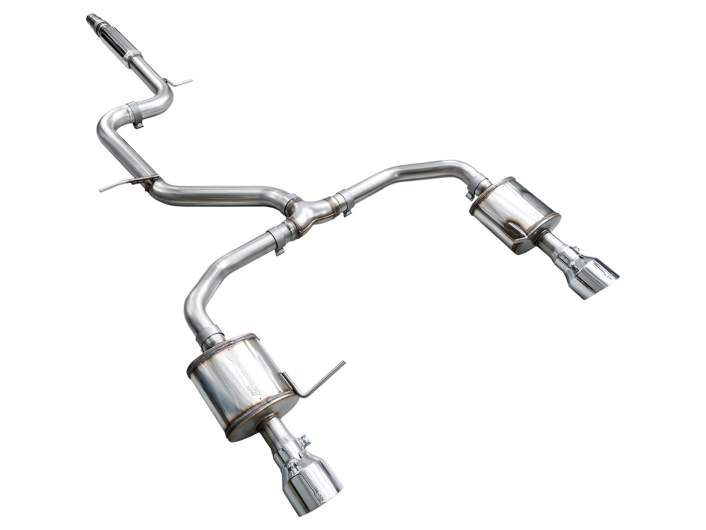 AWE 3015-32275 Touring Ed Exhaust Chrome Silver Tips For VW Jetta GLI (22-25)