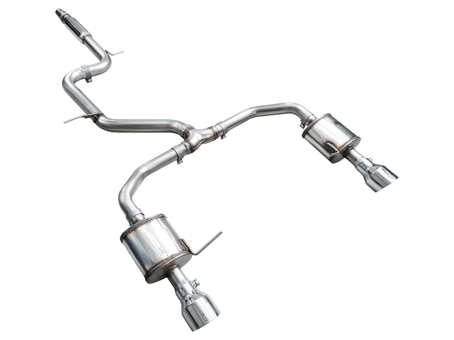 AWE 3015-32275 Touring Ed Exhaust Chrome Silver Tips For VW Jetta GLI (22-25)