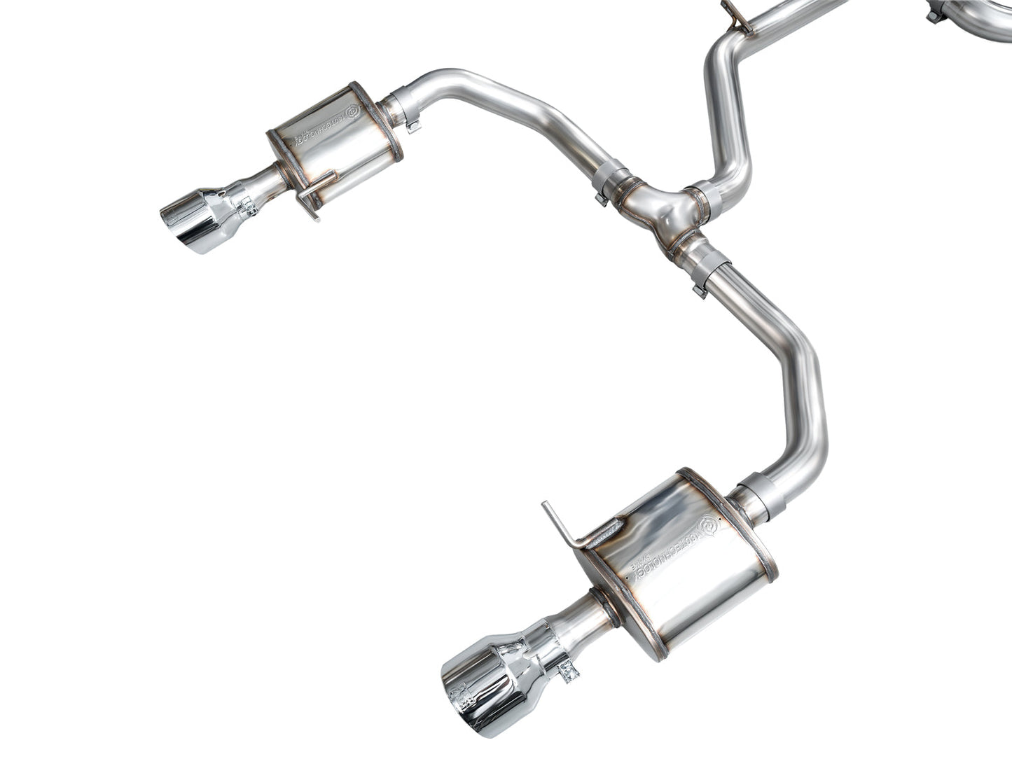 AWE 3015-32275 Touring Ed Exhaust Chrome Silver Tips For VW Jetta GLI (22-25)