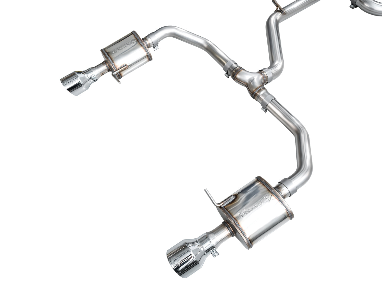 AWE 3015-32275 Touring Ed Exhaust Chrome Silver Tips For VW Jetta GLI (22-25)