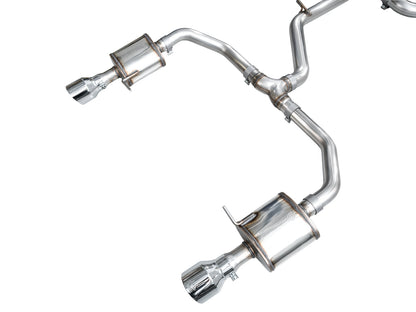 AWE 3015-32275 Touring Ed Exhaust Chrome Silver Tips For VW Jetta GLI (22-25)