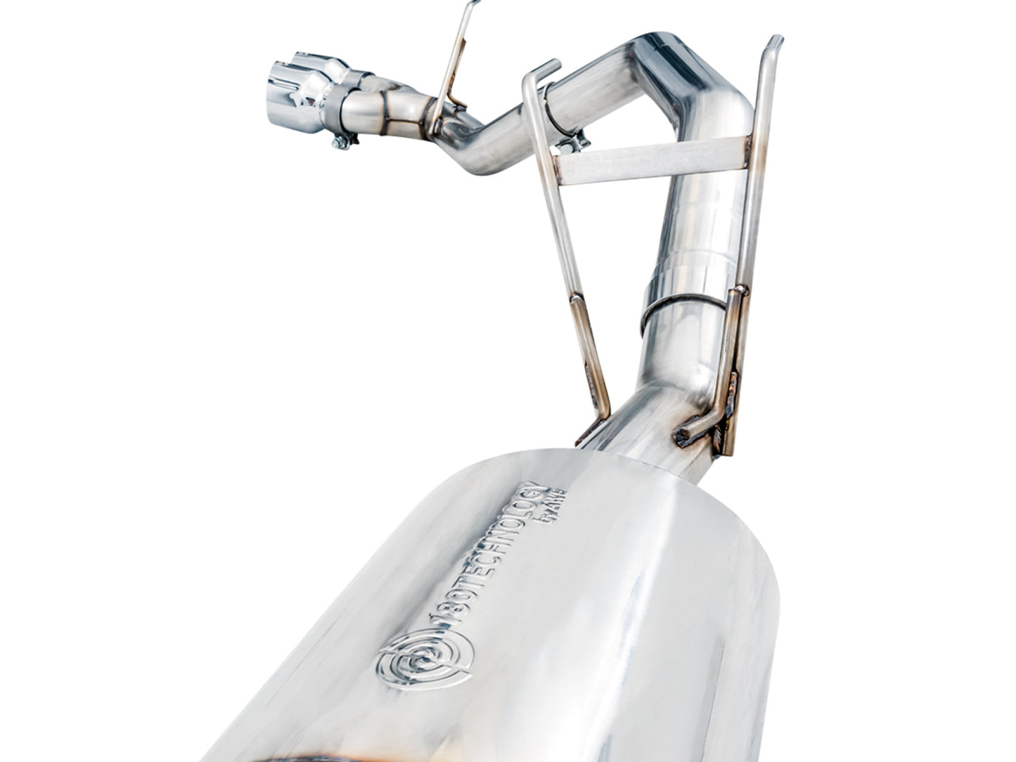 AWE Tuning 0FG Single Side Exit Catback Exhaust for 4th Gen RAM 1500 5.7L (without bumper cutouts) - Dual Chrome Tips (?3015-32304)