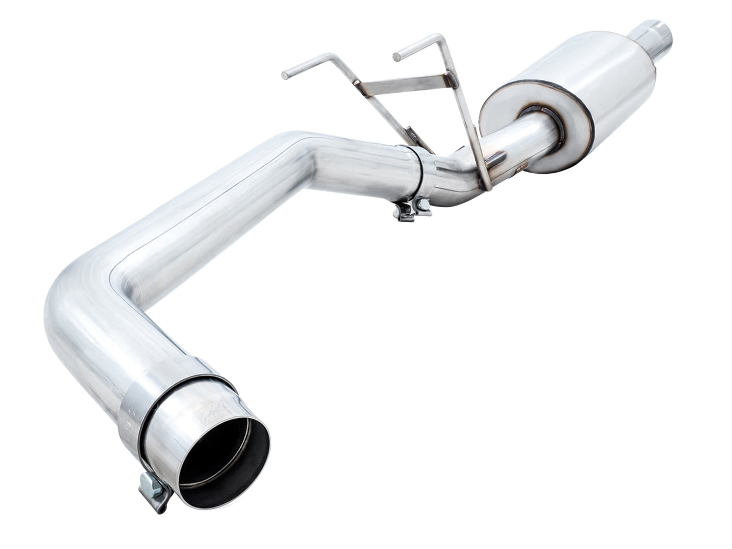 AWE Tuning 0FG Single Side Exit Catback Exhaust for 4th Gen RAM 1500 5.7L (without bumper cutouts) - Dual Chrome Tips (?3015-32304)