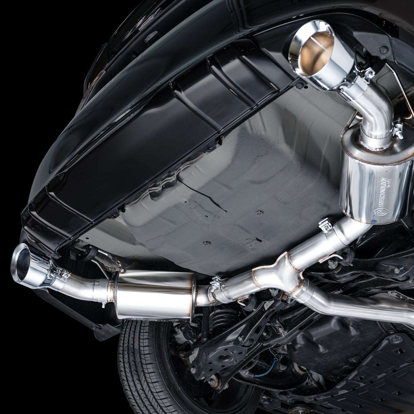 AWE Tuning Touring Edition Catback Exhaust - Dual Chrome Silver Tip for 22+ Honda Civic Si/Acura Integra (3015-32331)