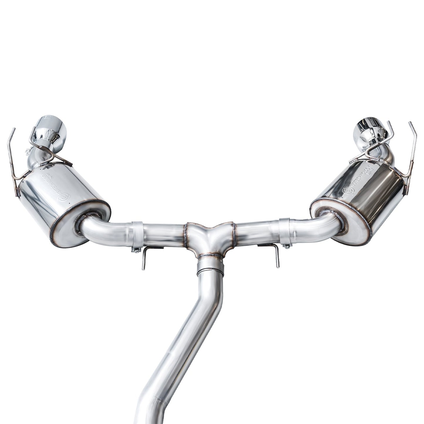 AWE Tuning Touring Edition Catback Exhaust - Dual Chrome Silver Tip for 22+ Honda Civic Si/Acura Integra (3015-32331)