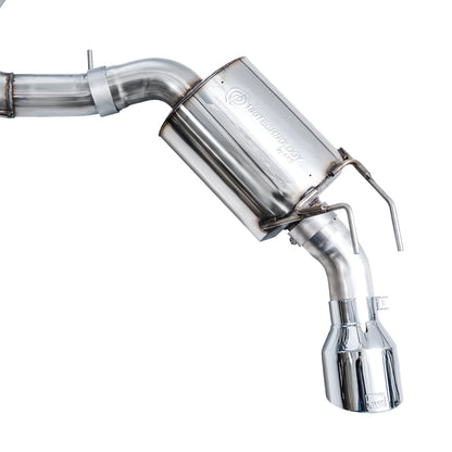 AWE Tuning Touring Edition Catback Exhaust - Dual Chrome Silver Tip for 22+ Honda Civic Si/Acura Integra (3015-32331)