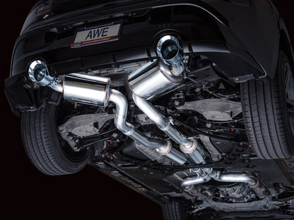 AWE Tuning Touring Edition Catback Exhaust System w/ Chrome Silver Tips for 2023 Nissan Z RZ34 RWD (3015-32400)