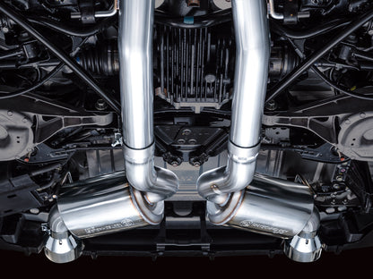 AWE Tuning Touring Edition Catback Exhaust System w/ Chrome Silver Tips for 2023 Nissan Z RZ34 RWD (3015-32400)