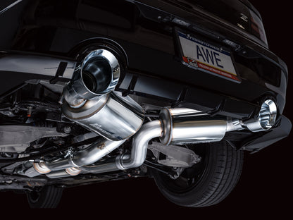 AWE Tuning Touring Edition Catback Exhaust System w/ Chrome Silver Tips for 2023 Nissan Z RZ34 RWD (3015-32400)