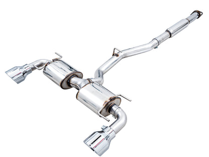 AWE Tuning Touring Edition Exhaust for Subaru BRZ / Toyota GR86 / Toyota 86 / Scion FR-S - Chrome Silver Tips (3015-32486)