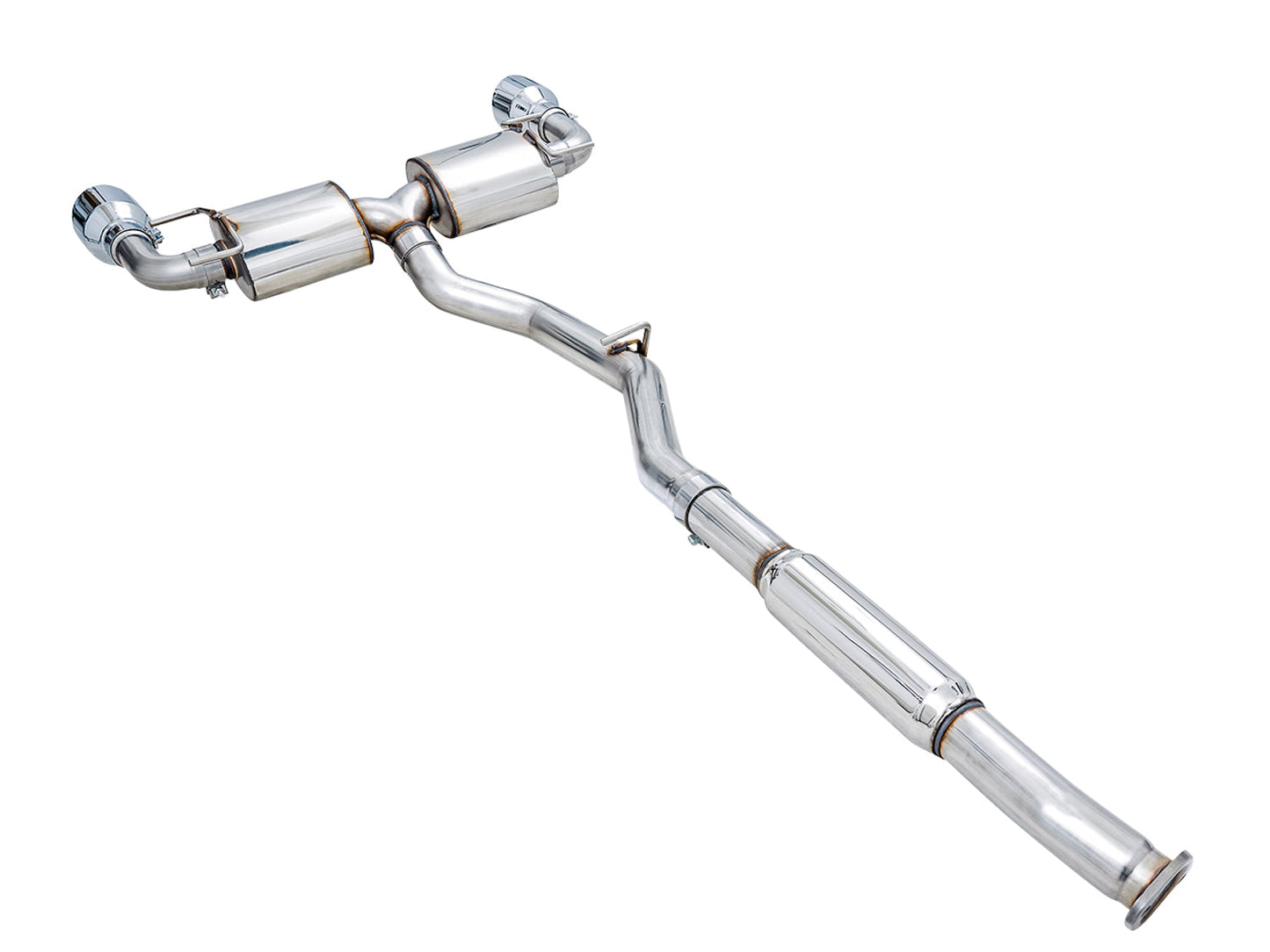 AWE Tuning Touring Edition Exhaust for Subaru BRZ / Toyota GR86 / Toyota 86 / Scion FR-S - Chrome Silver Tips (3015-32486)