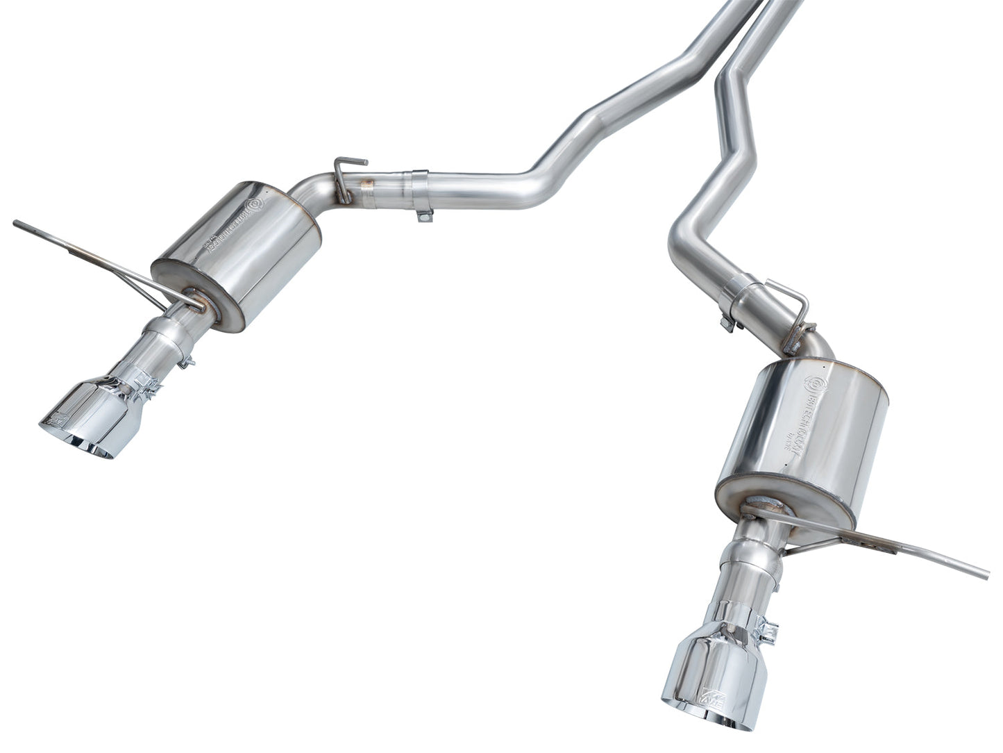 AWE Tuning Touring Edition Exhaust w/ Chrome Silver Tips for 11-24 Dodge Durango 5.7L (3015-32575)