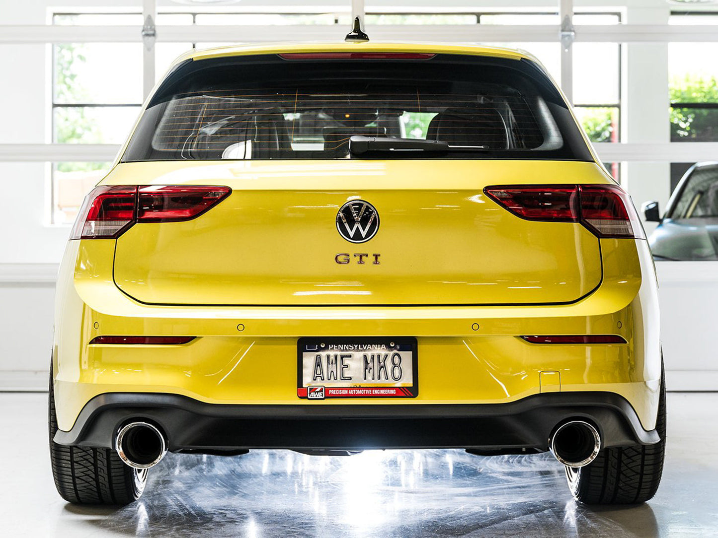 AWE Tuning 2022 VW GTI MK8 Touring Edition Exhaust - Chrome Silver Tips (3015-32658)