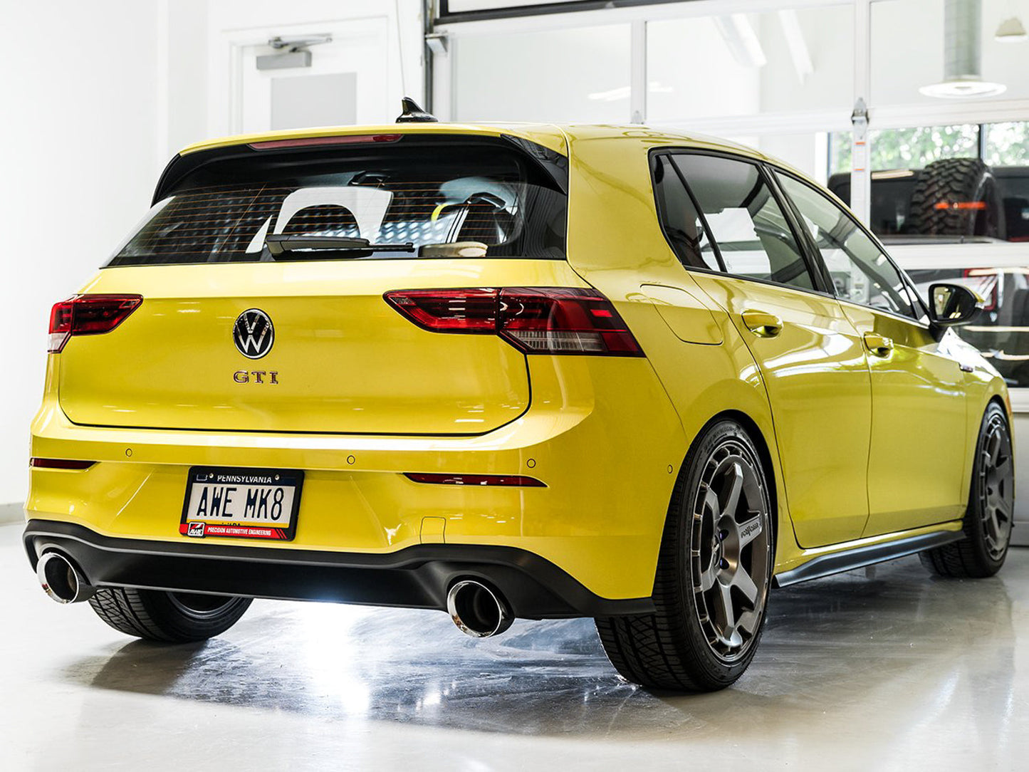 AWE Tuning 2022 VW GTI MK8 Touring Edition Exhaust - Chrome Silver Tips (3015-32658)