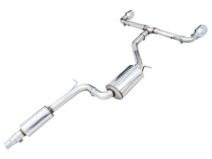 AWE Tuning 2022 VW GTI MK8 Touring Edition Exhaust - Chrome Silver Tips (3015-32658)