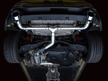 AWE Tuning 2022 VW GTI MK8 Touring Edition Exhaust - Chrome Silver Tips (3015-32658)