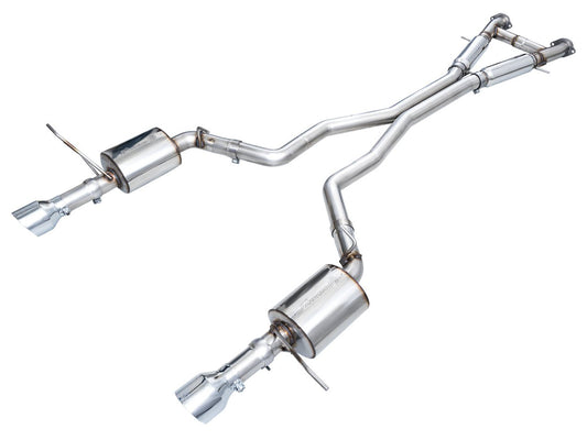 AWE Tuning Touring Edition Exhaust - Chrome Silver Tips for 18-23 Dodge Durango SRT & Hellcat (3015-32952)