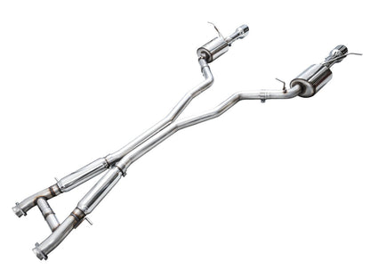 AWE Tuning Touring Edition Exhaust - Chrome Silver Tips for 18-23 Dodge Durango SRT & Hellcat (3015-32952)