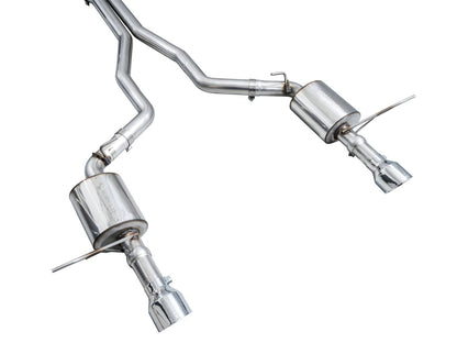 AWE Tuning Touring Edition Exhaust - Chrome Silver Tips for 18-23 Dodge Durango SRT & Hellcat (3015-32952)