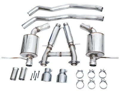 AWE Tuning Touring Edition Exhaust - Chrome Silver Tips for 18-23 Dodge Durango SRT & Hellcat (3015-32952)
