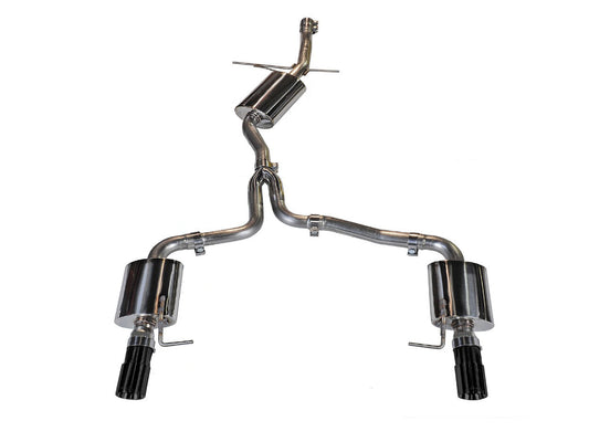 AWE Tuning Touring Edition Exhaust for B8 A5 2.0T - Dual Outlet, Diamond Black Tips (3015-33026)