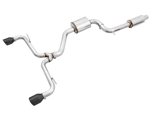 AWE Tuning Touring Edition Exhaust for VW MK7 GTI - Diamond Black Tips (3015-33050)