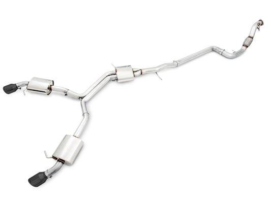 AWE Tuning Touring Edition Exhaust for B9 A5, Dual Outlet - Diamond Black Tips (includes DP) (3015-33090)