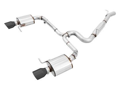 AWE Tuning Touring Edition Exhaust for VW Golf Alltrack / Sportwagen 4Motion - Diamond Black Tips (3015-33098)