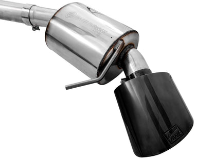 AWE Tuning Touring Edition Exhaust for Audi B9 RS 5 Coupe - Resonated for Performance Catalysts - Diamond Black RS-style Tips (3015-33112)
