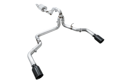 AWE Tuning 0FG Dual Exit Exhaust for '15-'20 F-150 - 5" Diamond Black Tips (3015-33120)