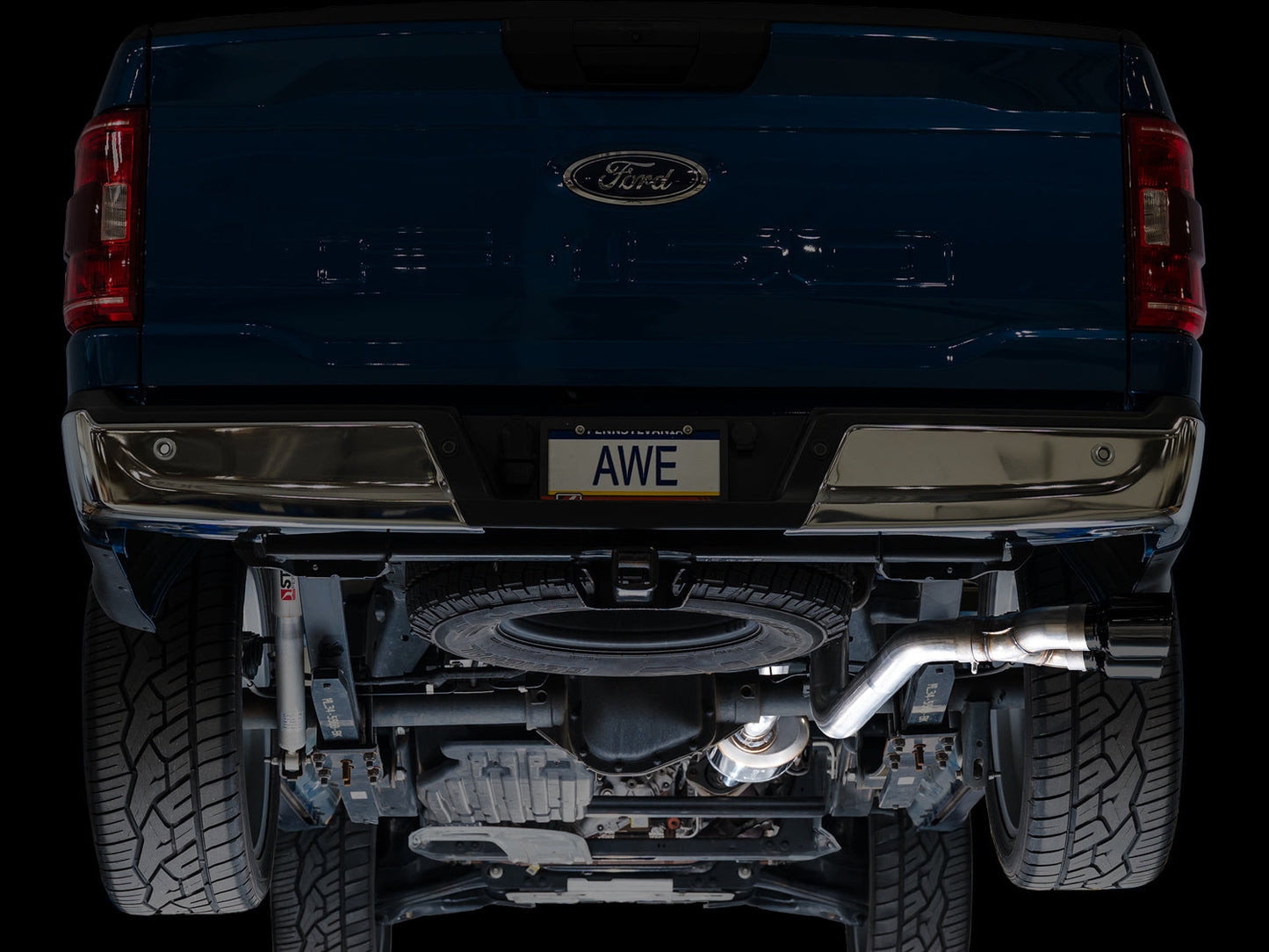 AWE 0FG Exhaust Suite for '21+ Ford Regular Cab F-150